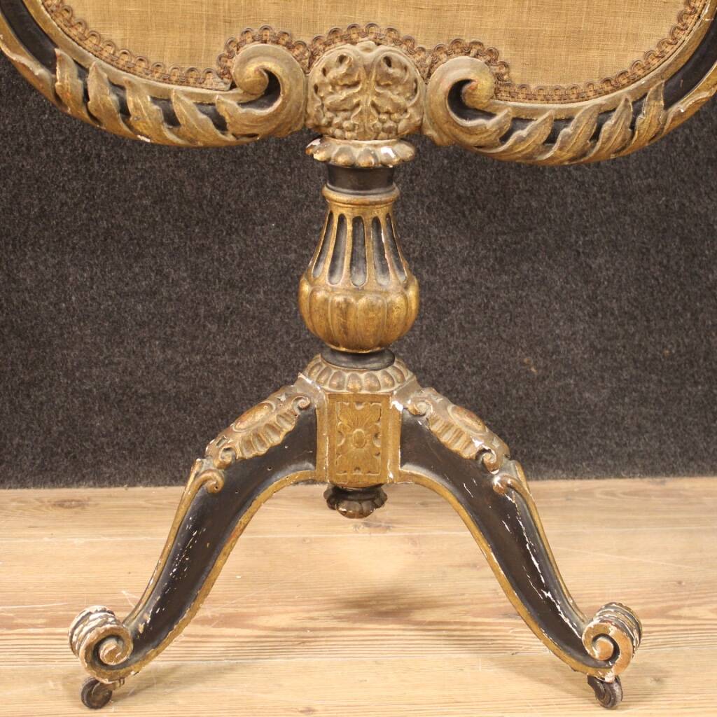 Pare-feu laqué français de la seconde moitié du 19e siècle