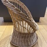 Child rattan armchair
