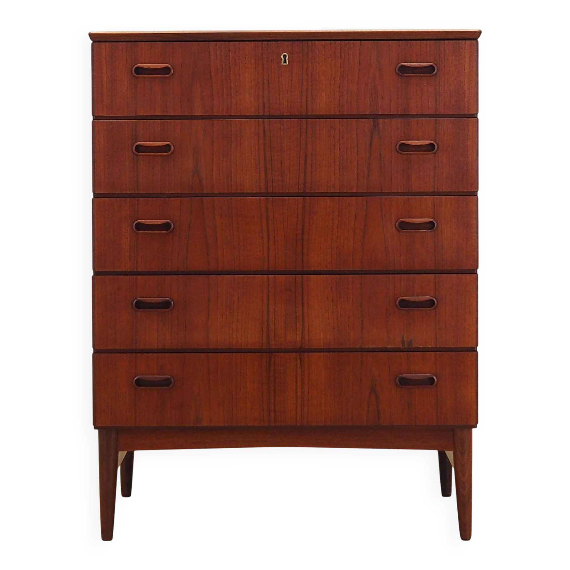 Commode en teck, design danois, années 1970, production : Danemark