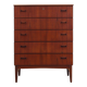 Commode en teck, design danois, années 1970, production : Danemark