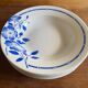 Hollow plates ceranord saint amand blue flower