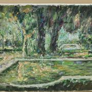 paysage à l'huile