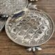 Set of pineapple coasters Silea silver-plated, 1970s
