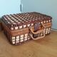 Wicker rattan suitcase
