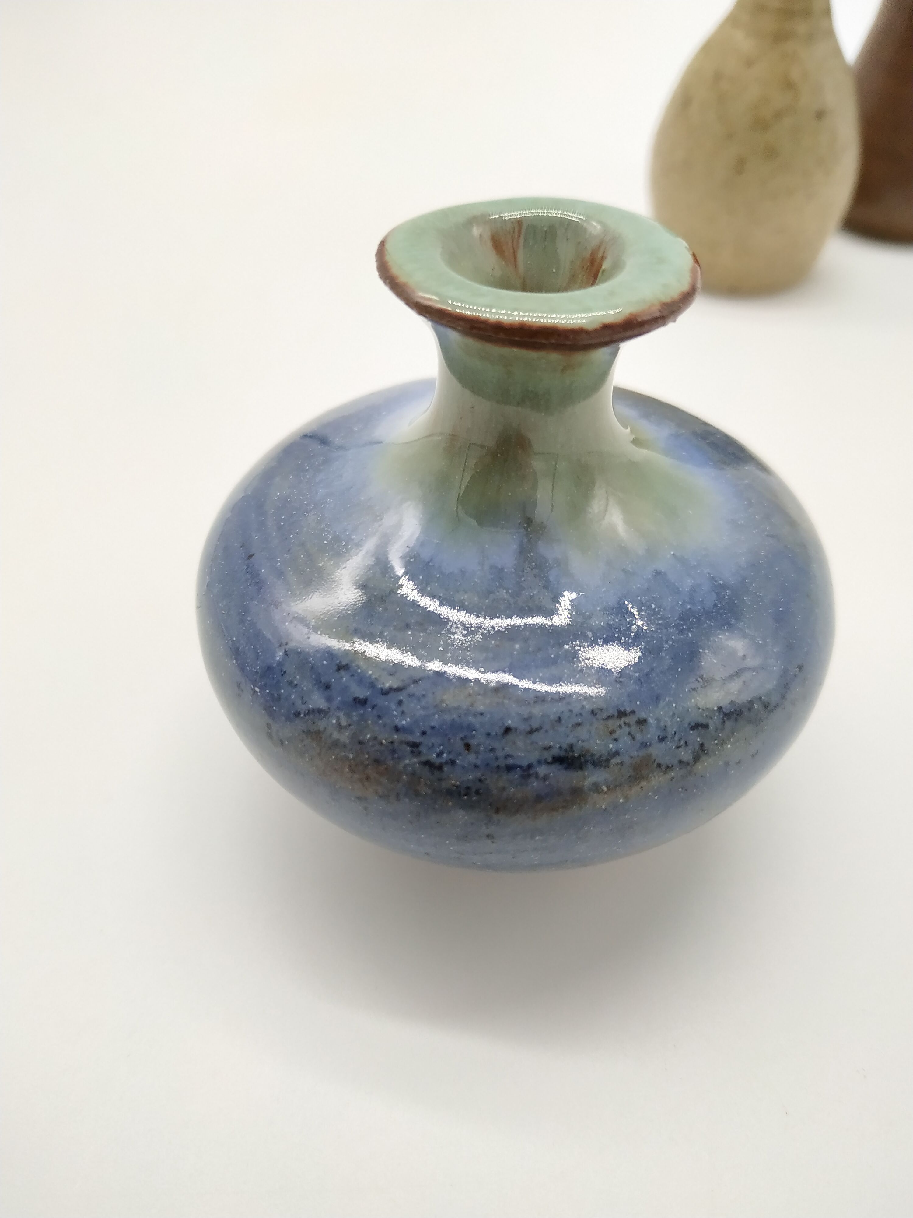 Set of 3 miniature ceramic vases from the Netherlands