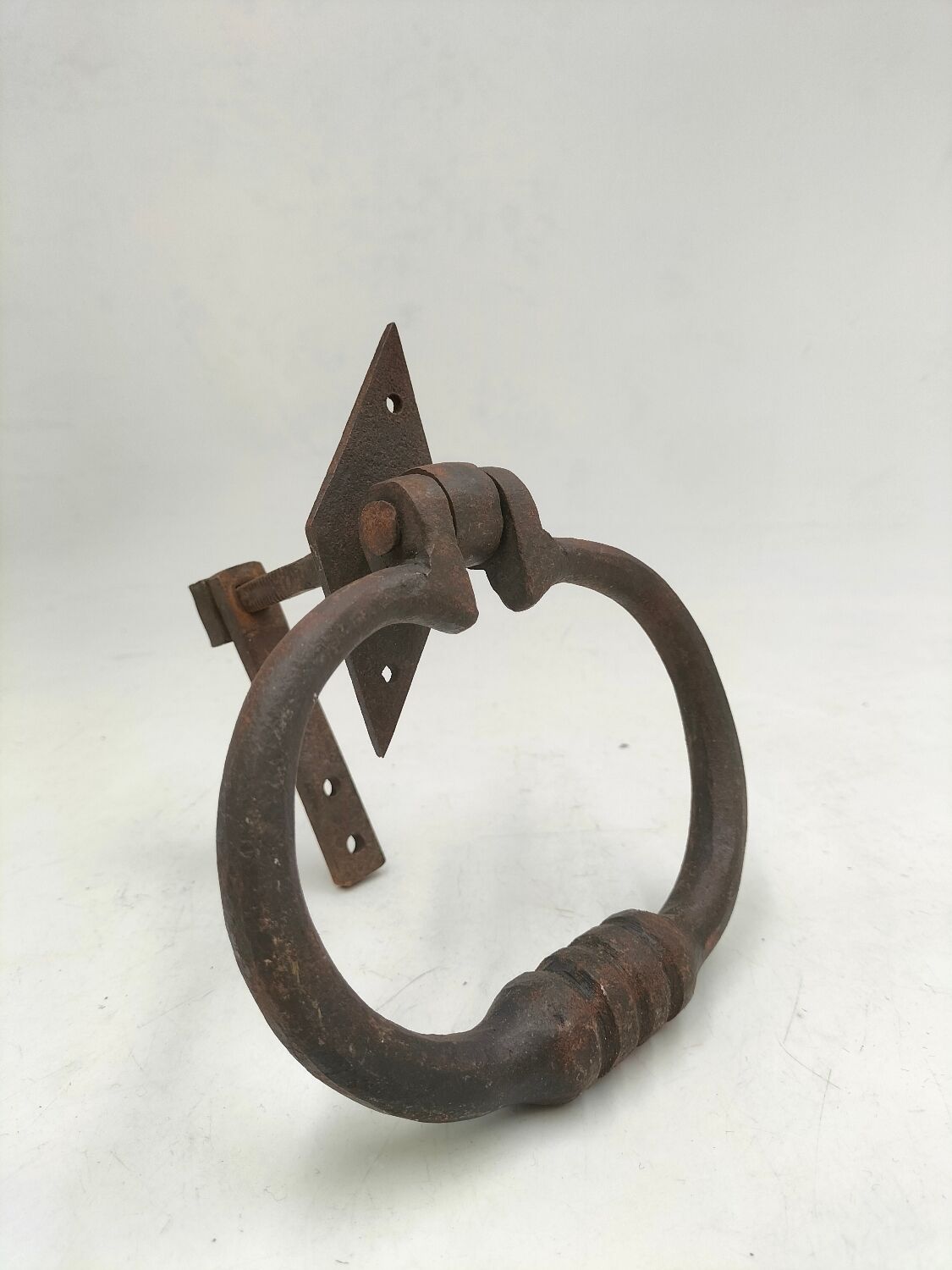 Old wrought iron door knocker