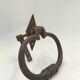 Old wrought iron door knocker