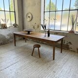 50s pine and oak farmhouse table 2.5m