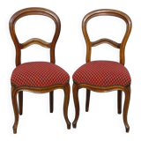 Paire de chaises Louis Philippe