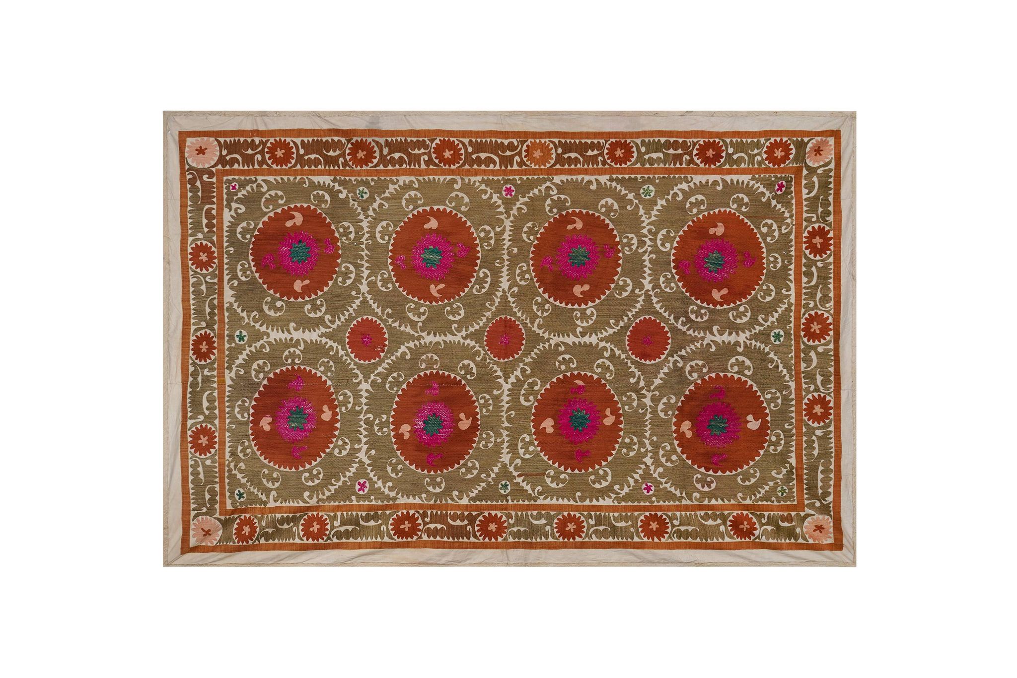 Hand-knotted rug, vintage Turkish rug 210x315 cm