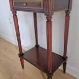 Pedestal table bedside Louis XVI mahogany style