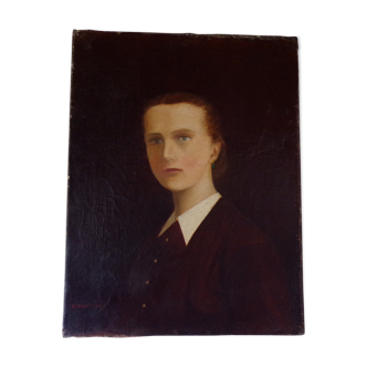 Young woman portrait, 1900