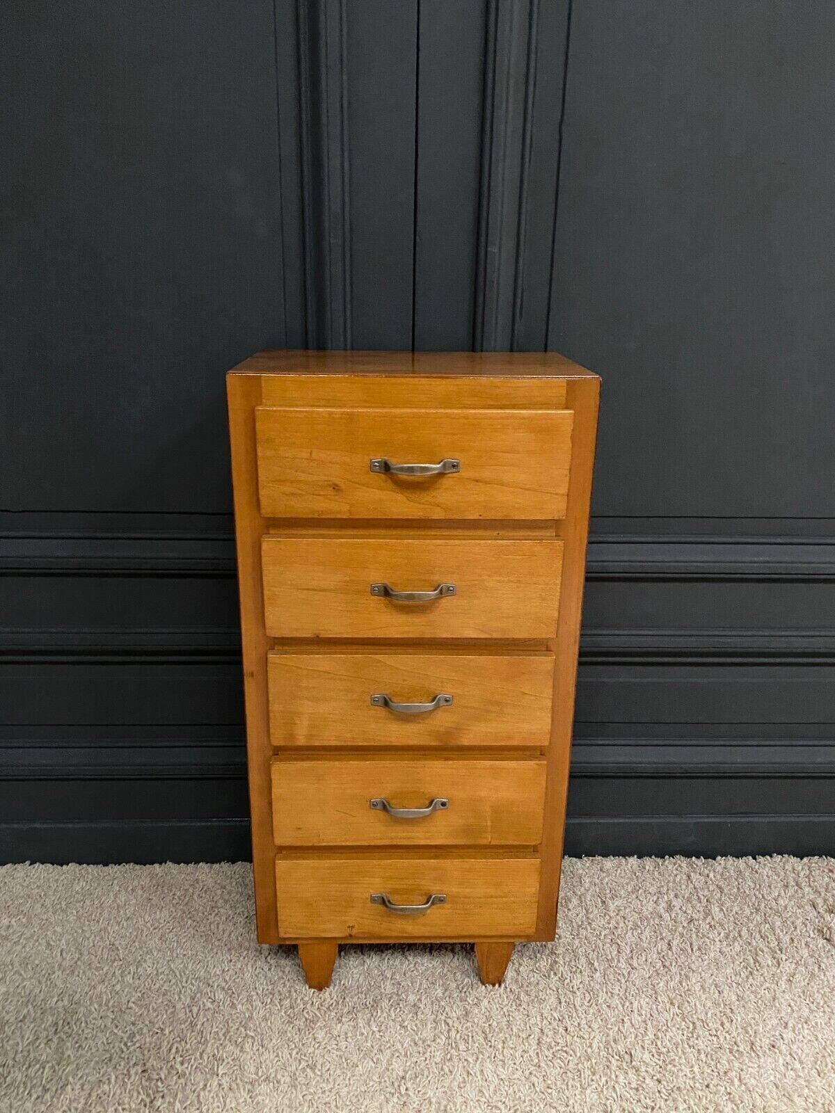 1950 furniture with five drawers spindle legs