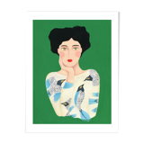 Green portrait