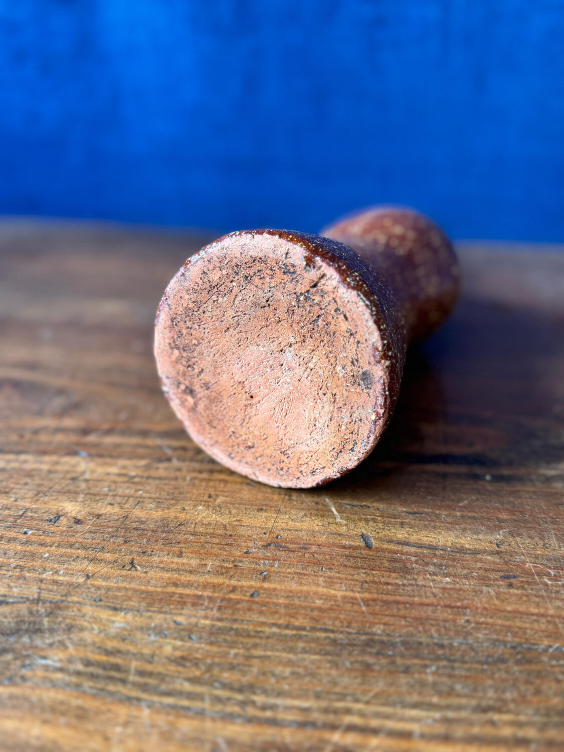Amazing glazed terracotta jug – 1960s