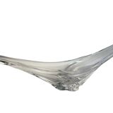 Daum, important crystal centrepiece and trinket dish from around 1950.