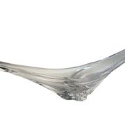 Daum, important crystal centrepiece and trinket dish from around 1950.