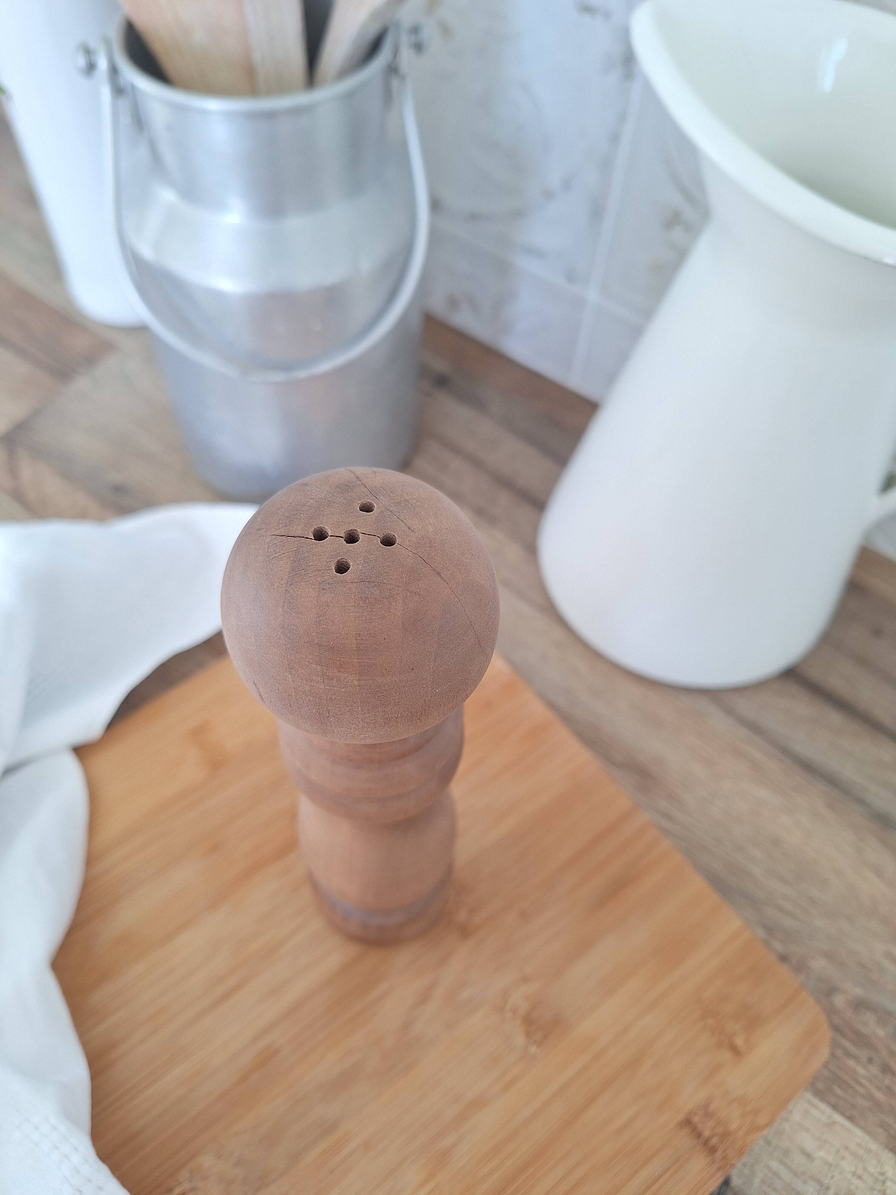 Wooden salt shaker