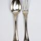 12 Christofle table settings monogrammed LG - CC hallmark - Late 19th century