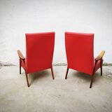 Pair of Scandinavian armchairs