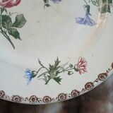 Old polychrome ironstone plate