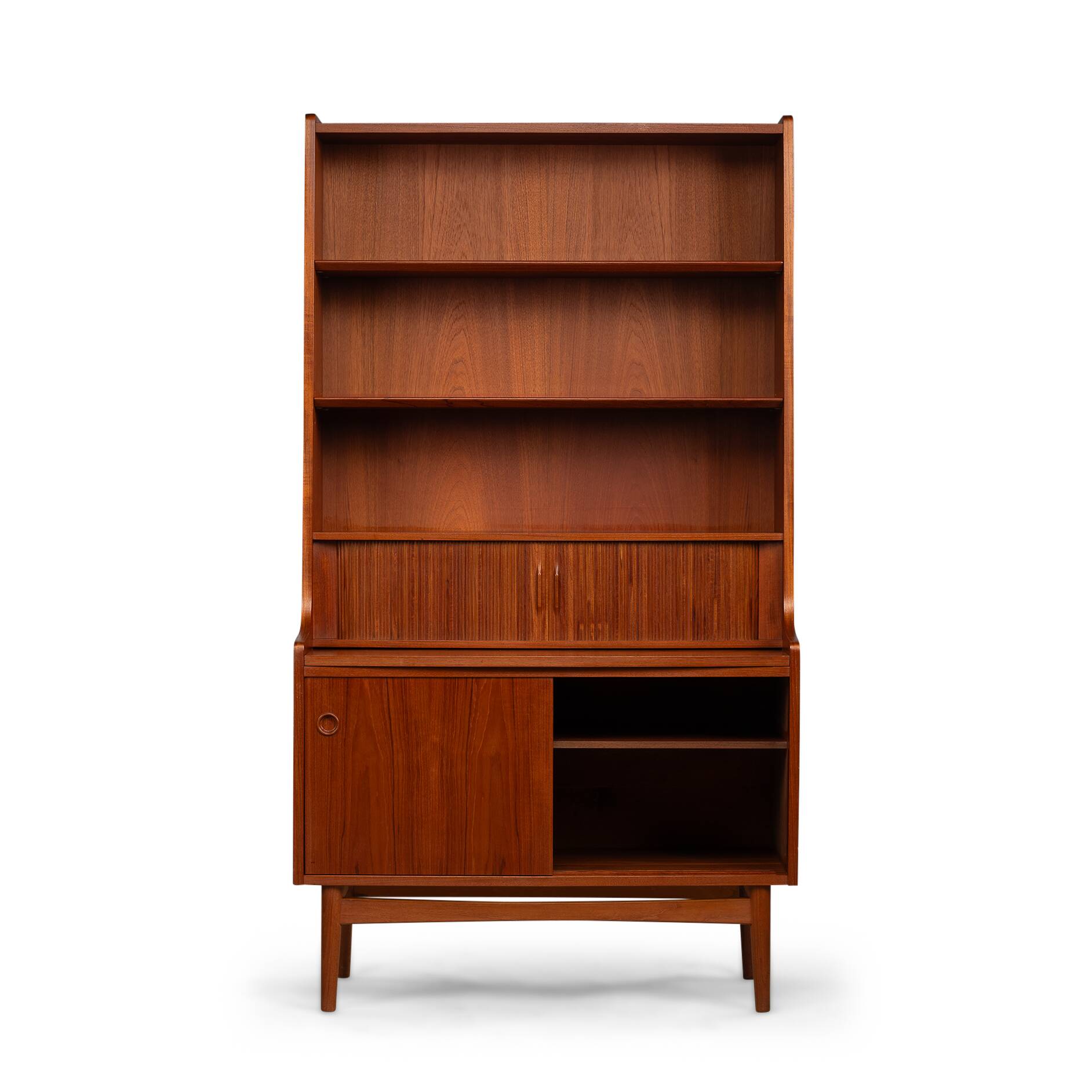 Danish Teak Secretaire by Johannes Sorth for Bornholms Mobelfabrik, 1960s
