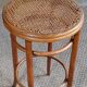 Tabouret bistrot 1900 en bois courbé