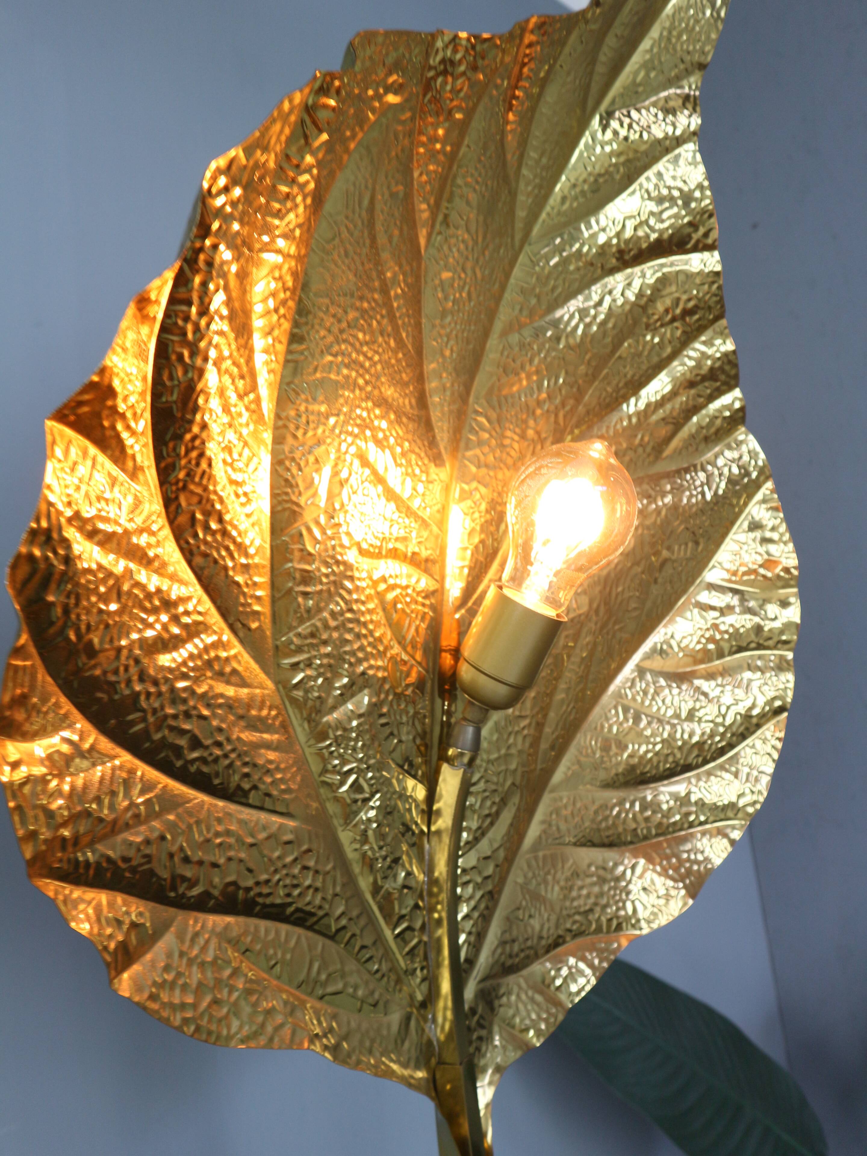 Tommaso Barbi "Rhubarb" floor lamp by Bottega Gadda Italy, 1970