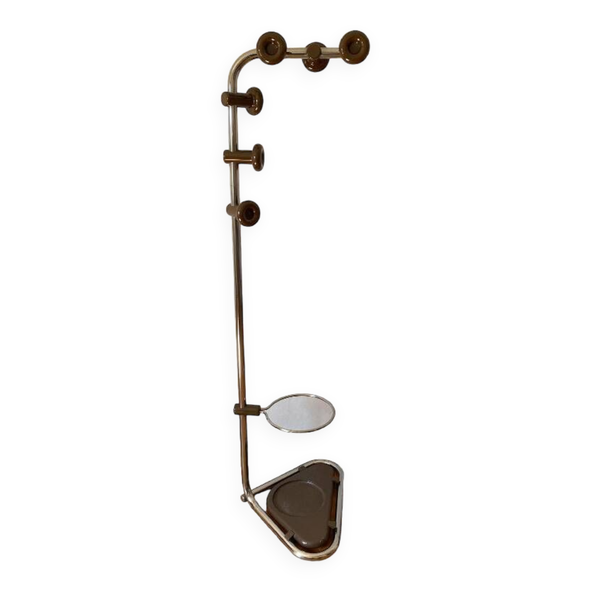 Space Age 1970's Chrome Coat Rack