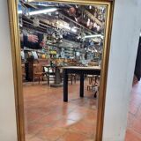 Gilded mirror with beveled mirror