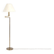 1980s patinated brass reading lamp