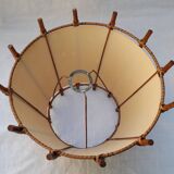 Rattan lampshade