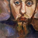 Tableau expressionniste XXème "Un jeune homme"