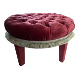 Pouf capitonné