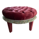 Pouf capitonné