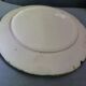 Barbotine earthenware plate
