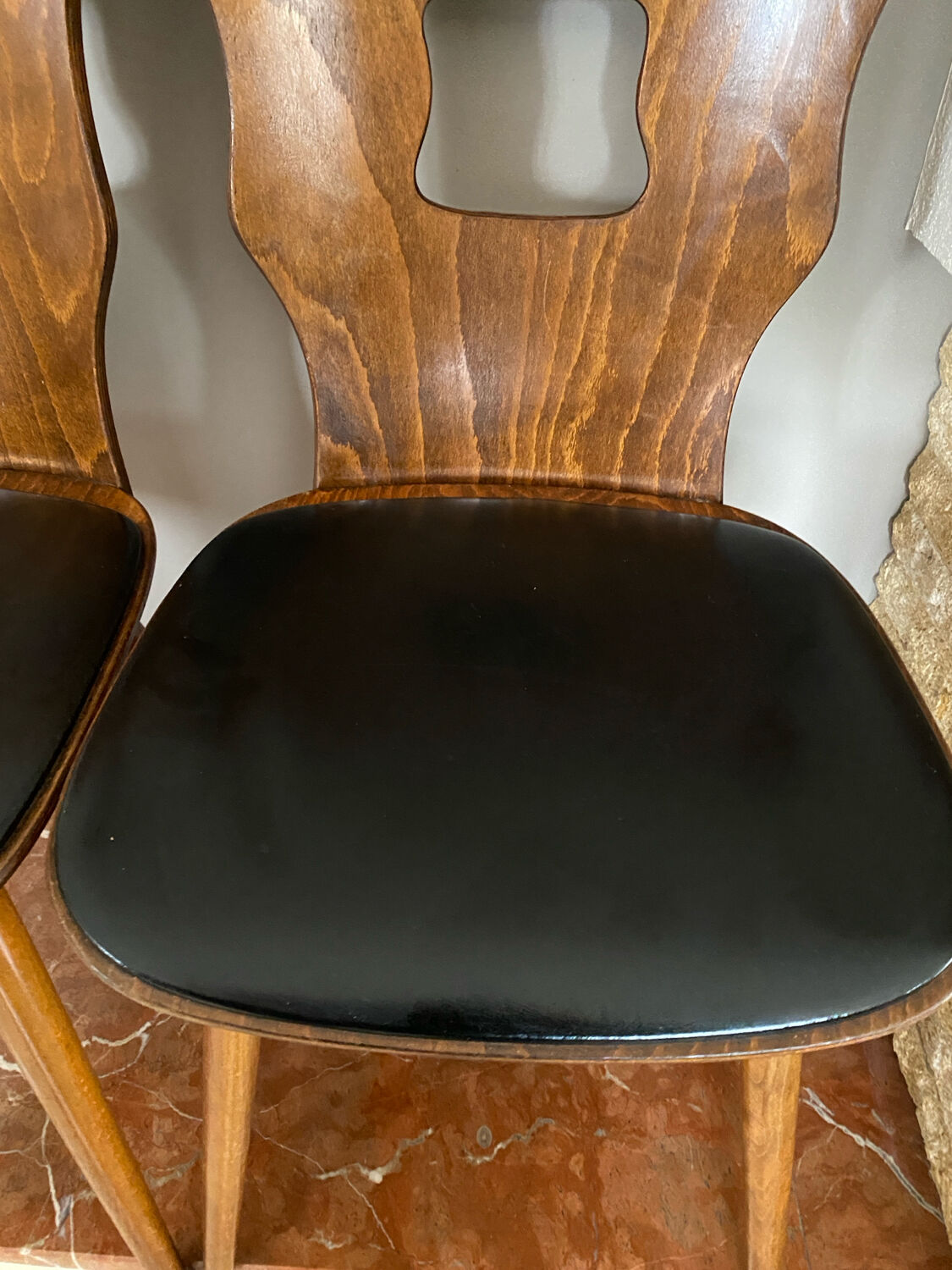 2 bistro chairs Baumann model Gentiane