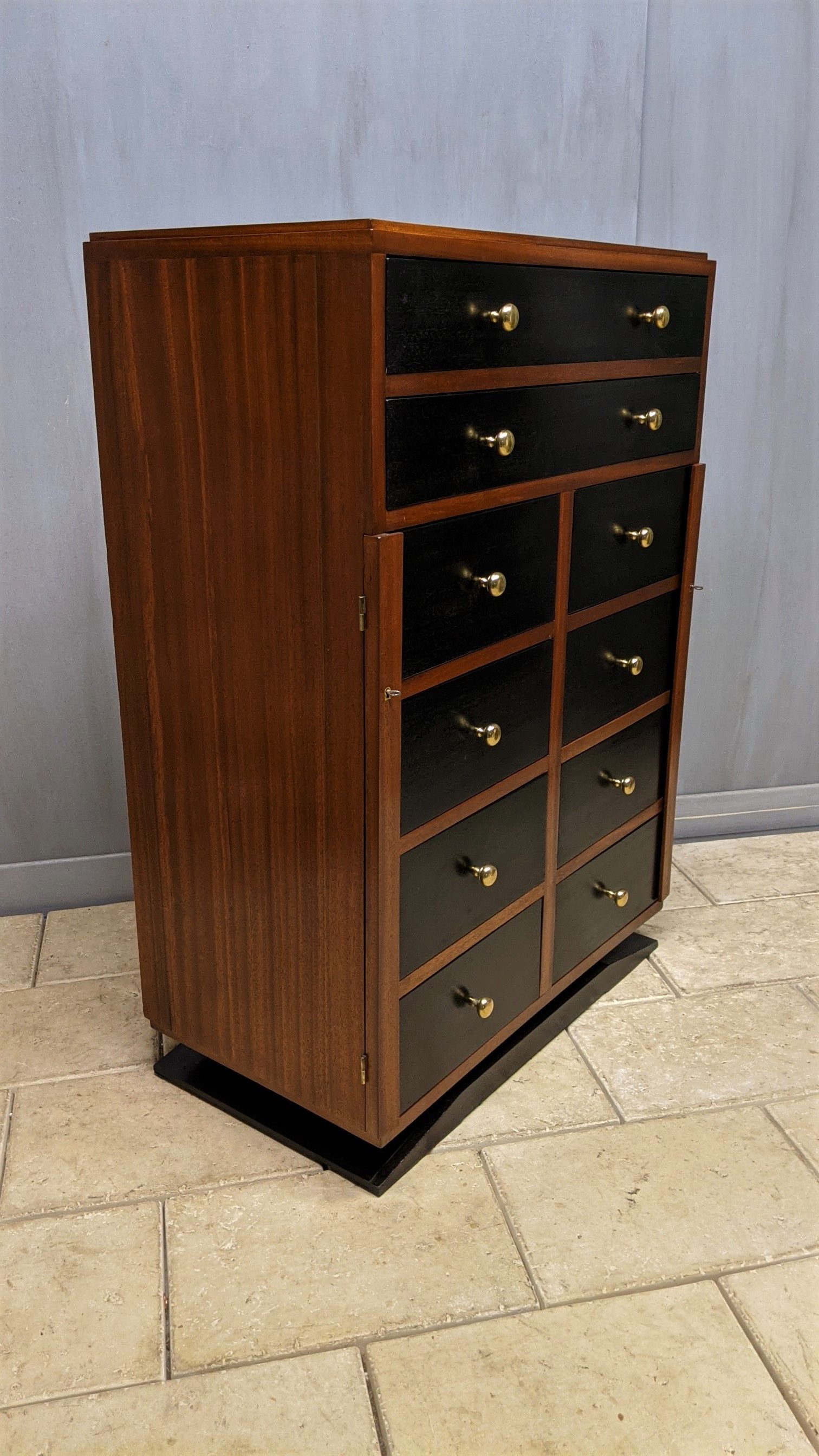 Art deco acajou office binder 10 cardboard