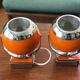 Paire de spots eye ball orange
