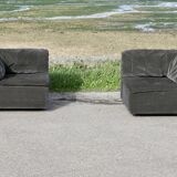 Canapé 2 places modulables Player par Hans Hopfer pour Roche Bobois, 1972