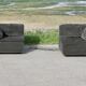 Hans Hopfer, Player sofa, Roche Bobois, 1972, composed of 2 modules.
