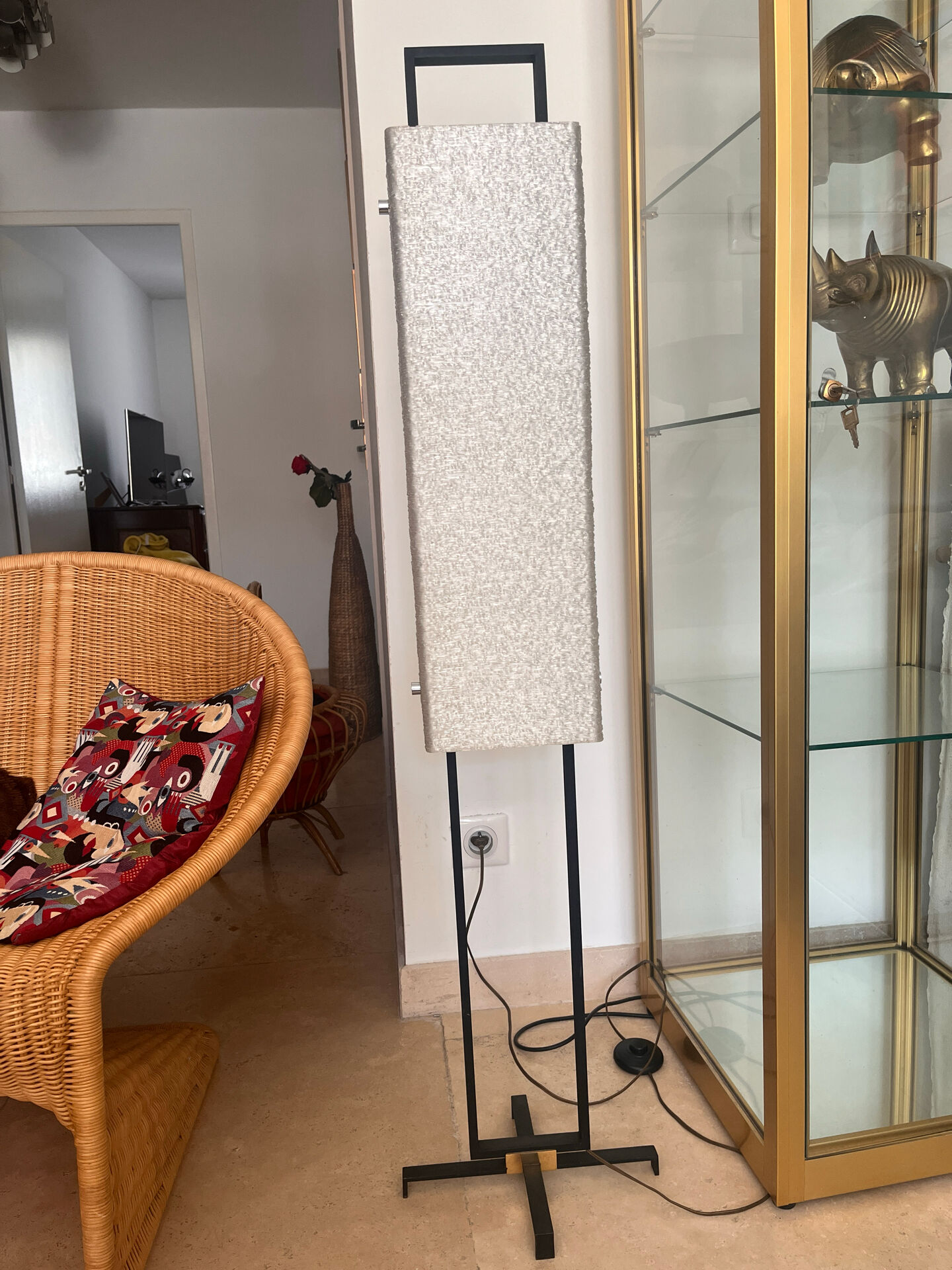 1960s design floor lamp for Arlus