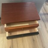 Wooden bedside table