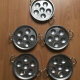 Vintage snail dish set of 5