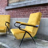 Pair of armchairs 50 60s