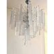 Contemporary Strips “Listelli” Murano Glass Chandelier by Simoeng
