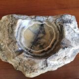 Brutalist onyx ashtray