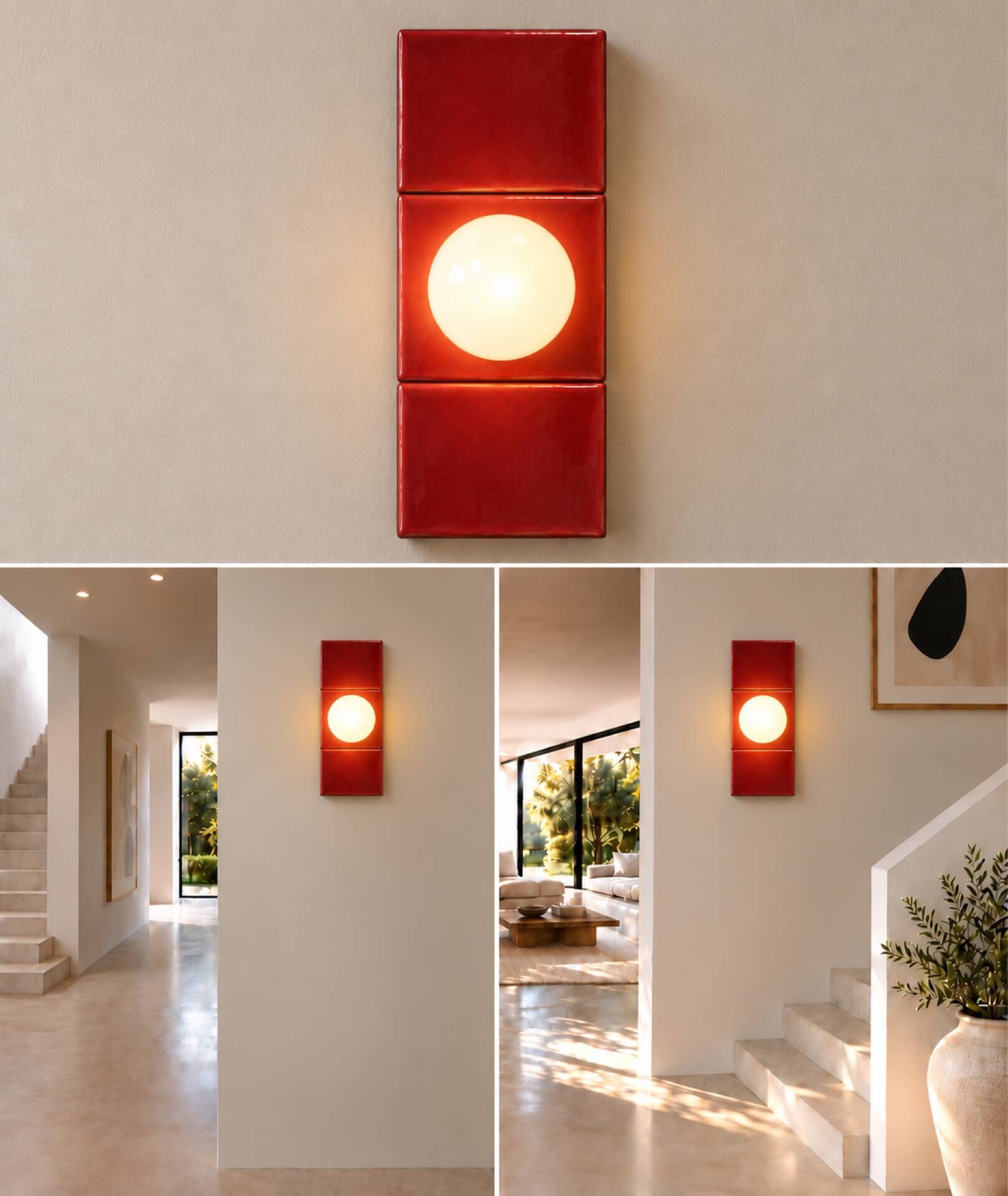 Ceramic wall lamp