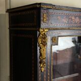 Bookcase, Napoleon III Display Case, Italy Circa 1880