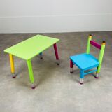 Pierre Sala desk and pencil chair for children